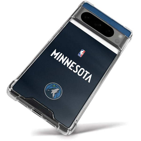 NBA Minnesota Timberwolves Jersey Google Pixel 8 Pro Clear Case